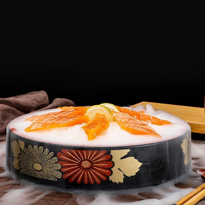 Runder Sushi-Teller, Japanisches Sushi-tablett, Sashimi-servierplatte, Küche, Sashimi-tablett, Japan