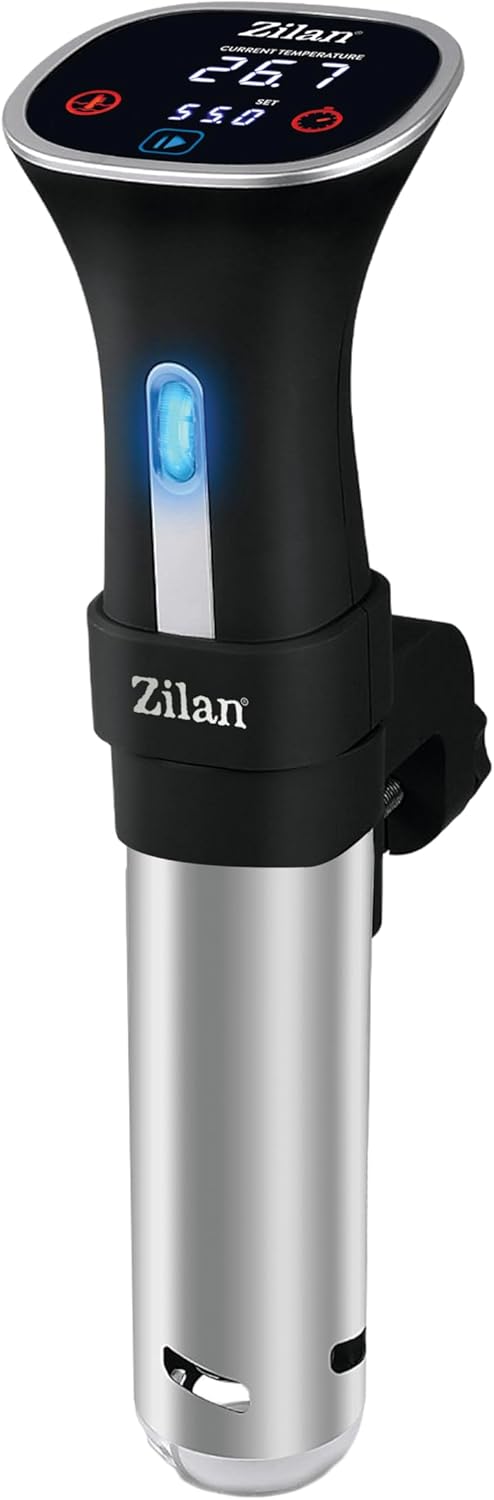 Sous Vide Garer | 800 Watt | 99h Timer | Temperatureinstellung in 0,5°C Schritten, 20-100°C | Präzis
