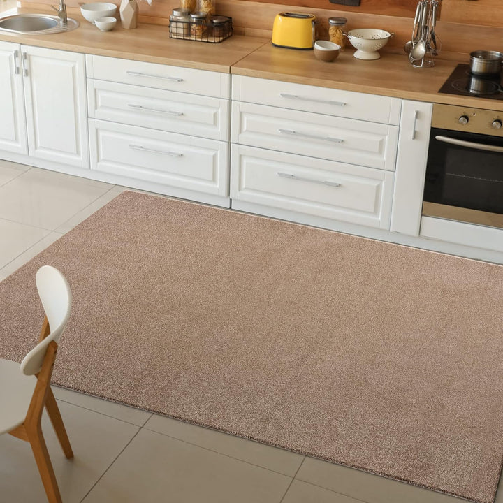 Impression Kurzflor-Wohnzimmerteppich - Schlichte Moderne Teppiche für Schlafzimmer, Büro, Flur, Küc