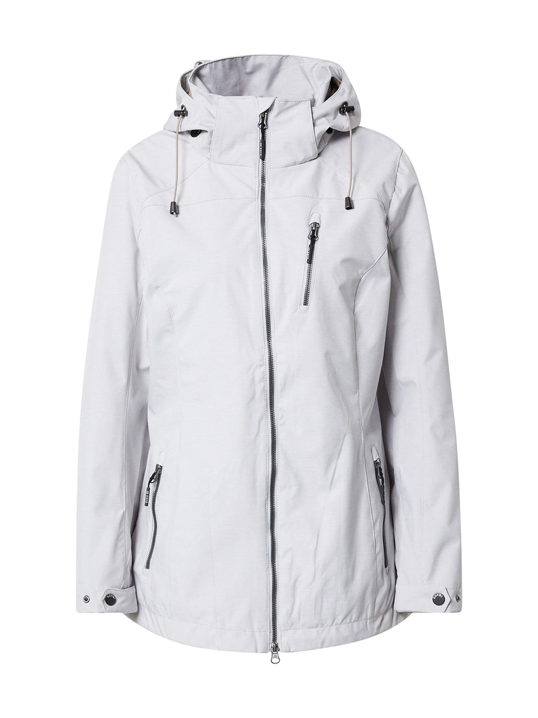 G.I.G.A. DX Damen Solena Softshelljacke mit abzippbarer Kapuze 50 hellgrau, 50 hellgrau