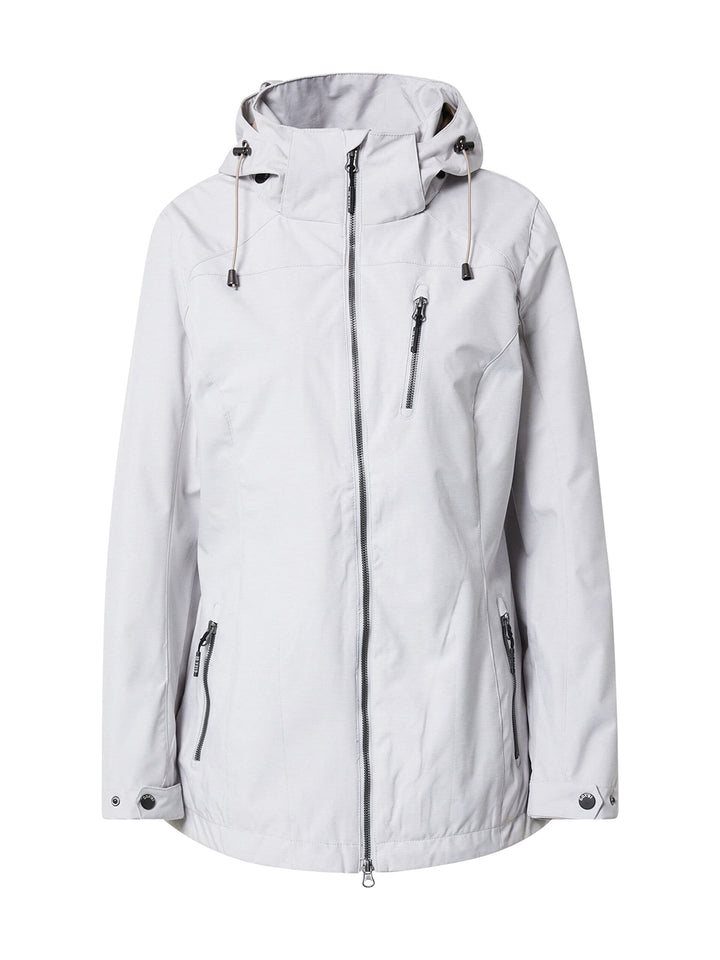 G.I.G.A. DX Damen Solena Softshelljacke mit abzippbarer Kapuze 50 hellgrau, 50 hellgrau