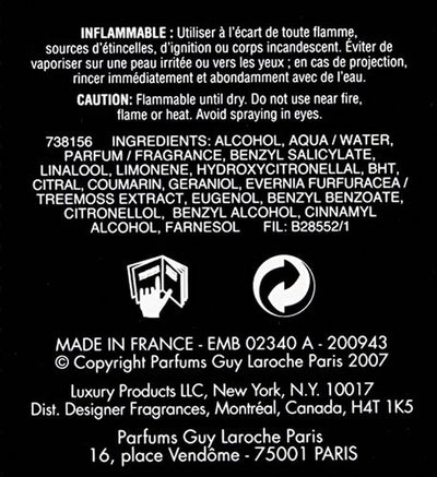 Guy Laroche Drakkar Noir EDT Spray 100ml Ja 100 ml (1er Pack), Ja 100 ml (1er Pack)