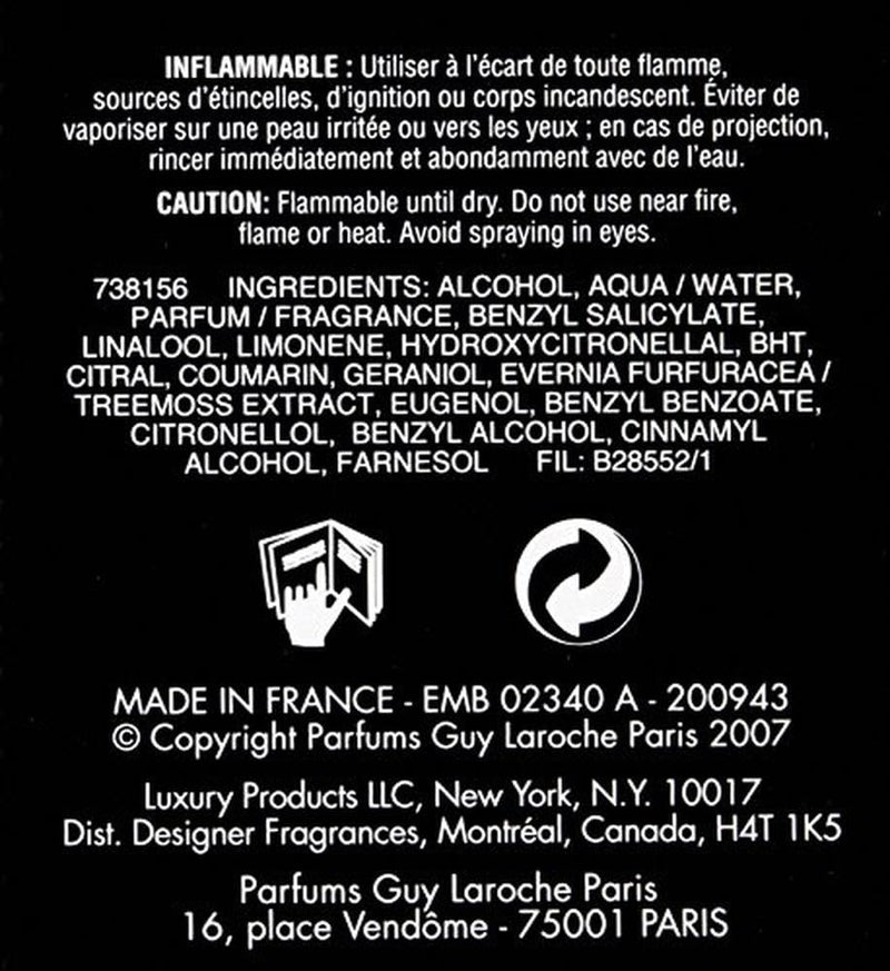 Guy Laroche Drakkar Noir EDT Spray 100ml Ja 100 ml (1er Pack), Ja 100 ml (1er Pack)