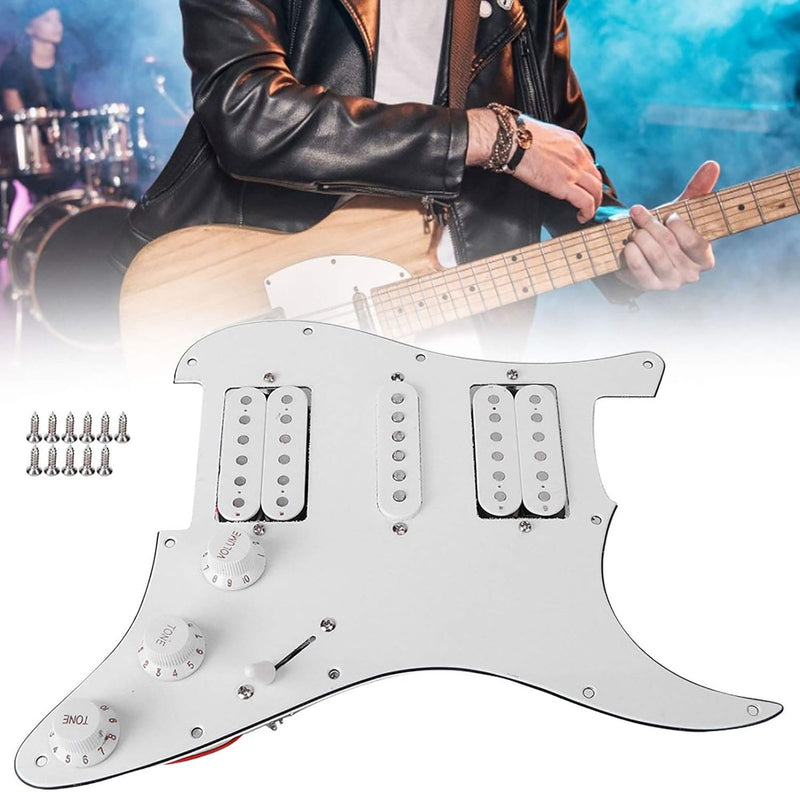 Gitarren Schlagbrett, Prewired Schlagbrett Loaded Pickguard mit Humbucker Tonabnehmer Set für Ersatz
