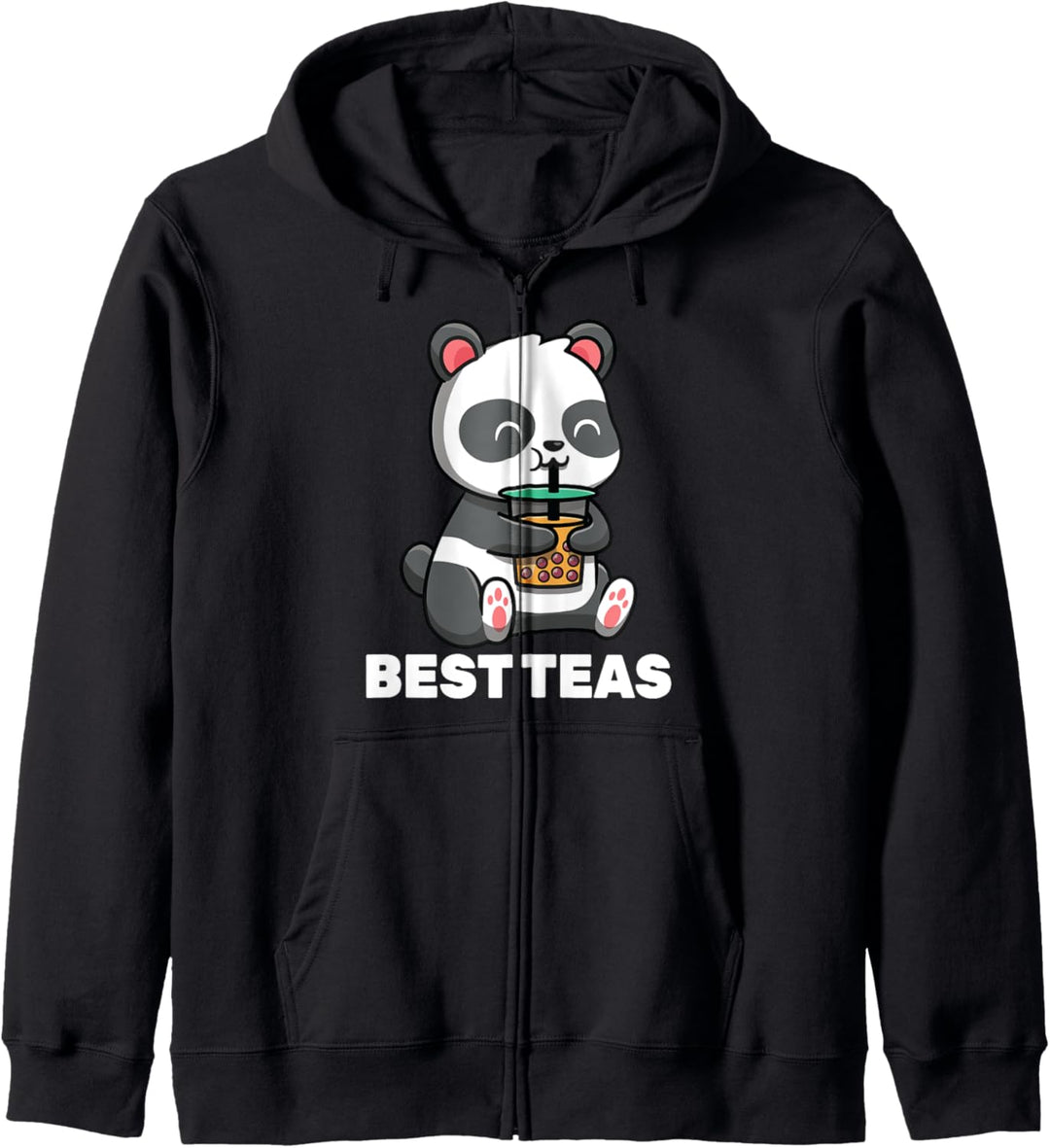 Milchtee - Best Teas - Panda - Bubble Tea - Barista Kapuzenjacke