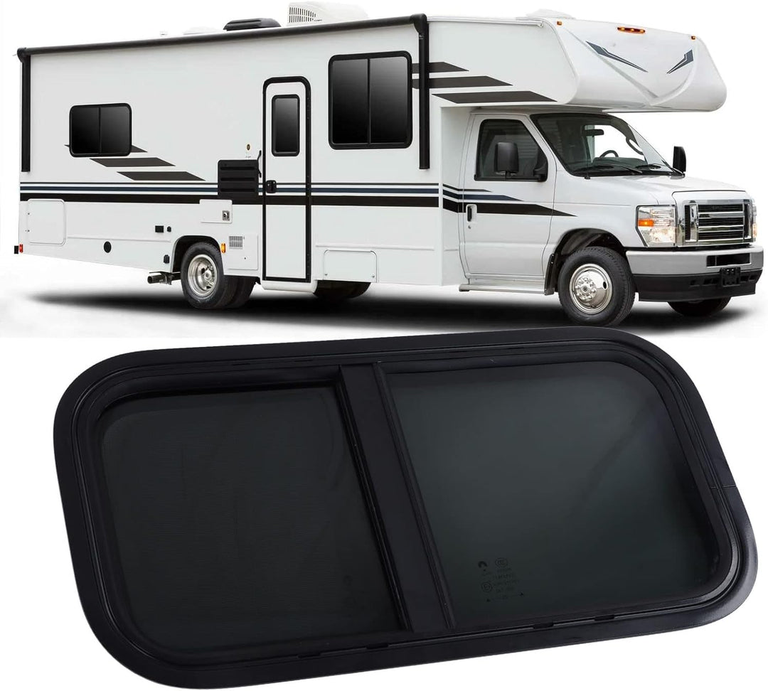 RV-Fenster Für Wohnmobile, Anhänger, Baufahrzeuge, 600 X 300 Mm, Wohnmobilfenster mit Vertikaler Hor
