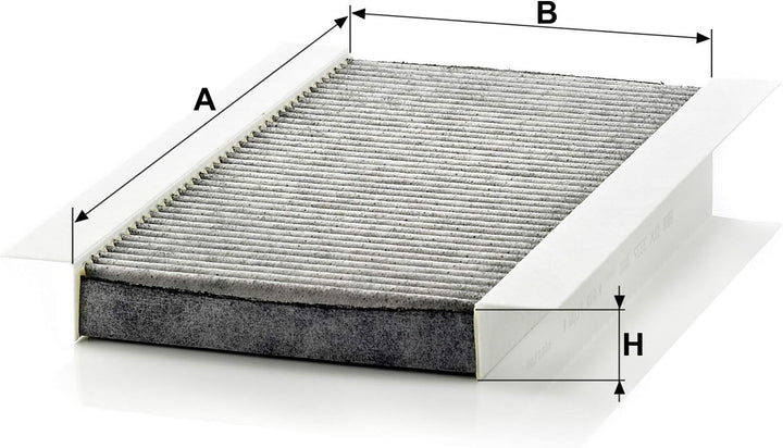 Original MANN-FILTER Innenraumfilter CUK 3337 – Pollenfilter mit Aktivkohle – Für PKW & Luftfilter C