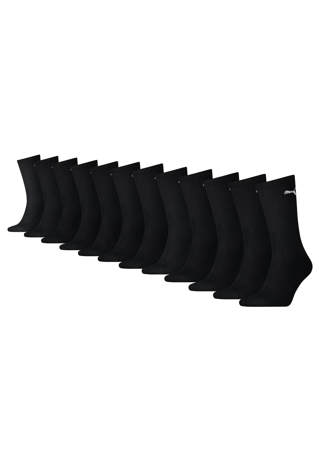 PUMA Herren Classic Casual Business Socken 12er Pack=12 Paar 002 - Black 35-38, 002 - Black 35-38
