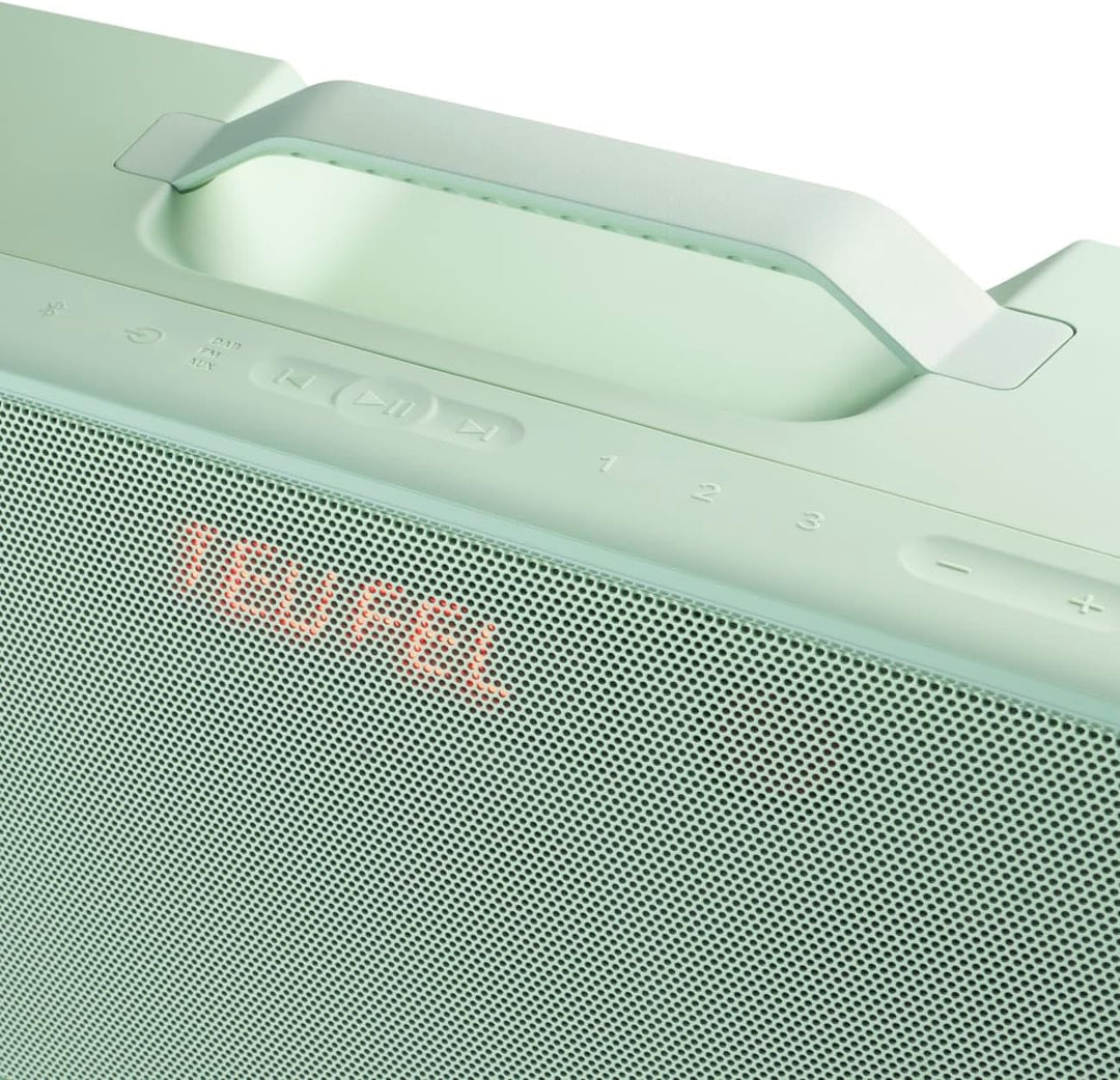 Teufel BOOMSTER 4 Robuster Bluetooth Lautsprecher mit 2.1-Stereo-System Soundsystem DAB+ und FM-RDS-