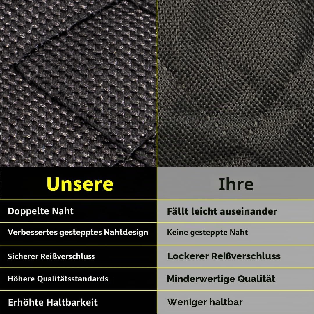Meadowlark XL Hundesitzbezüge, einzigartiges Design, vollständiger Autoschutz, Türen, Kopfstützen un
