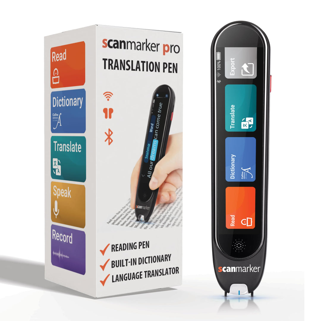 Scanmarker Air - Bluetooth-Scannerstift inkl. OCR, Textübersetzung und Sprachwiedergabe (Scanmarker