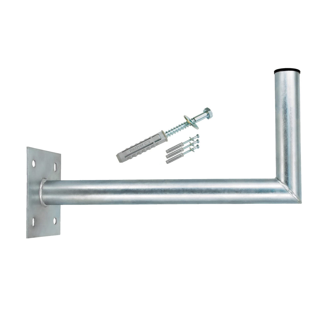 Premium X 45-50cm Wandhalter Stahl verzinkt SAT Antenne Wandhalterung Wand Montage Halter Fischer Sc