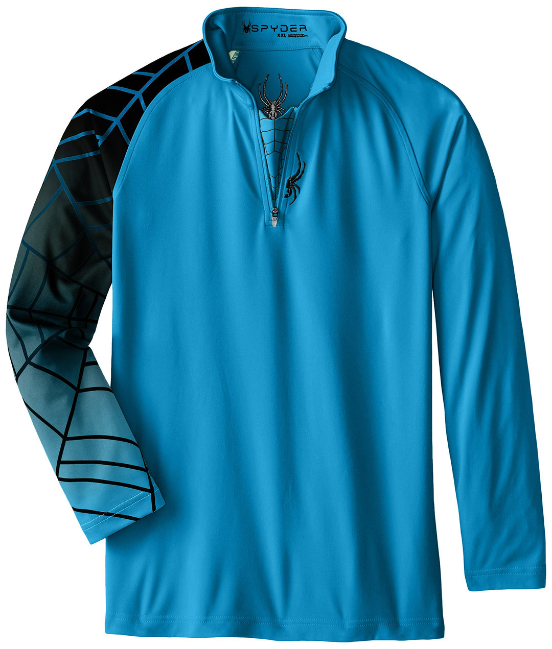 Spyder Herren Silver Dip T-Neck XXL Electric Blue/Black, XXL Electric Blue/Black