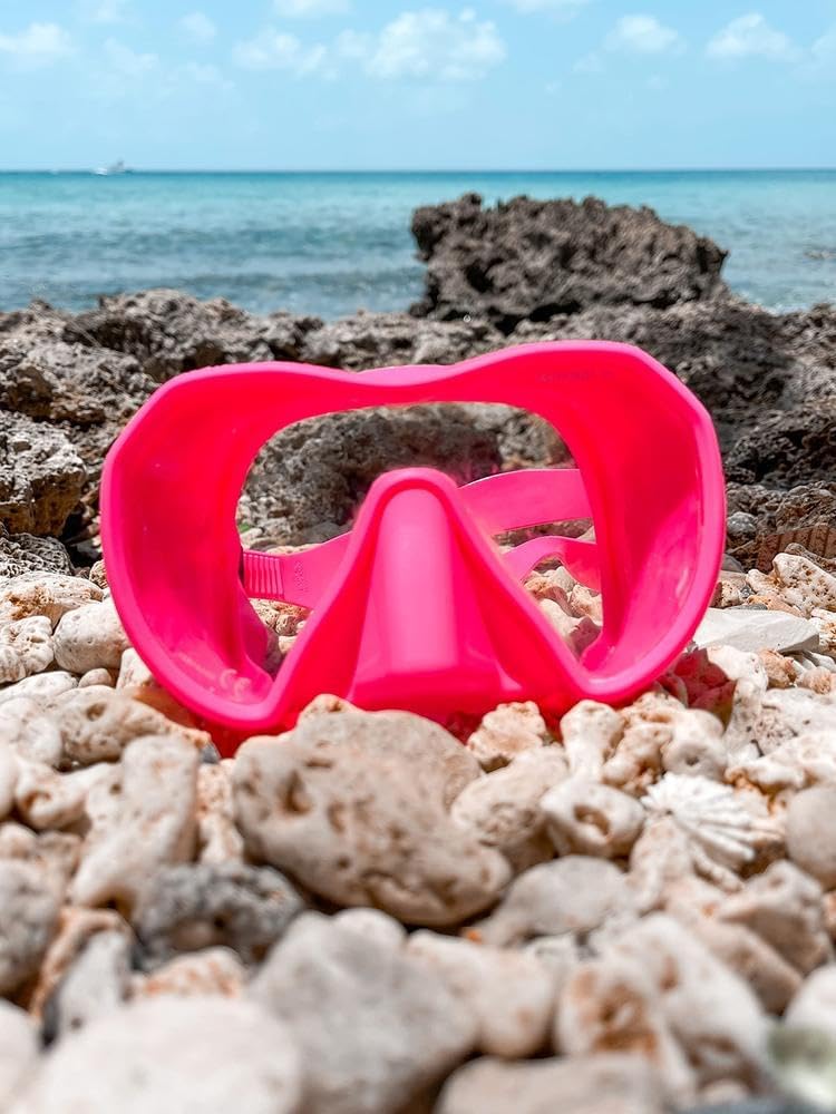 BEUCHAT Unisex-Adult Maxlux S Diving Mask Einheitsgrösse pink/rosa, Einheitsgrösse pink/rosa