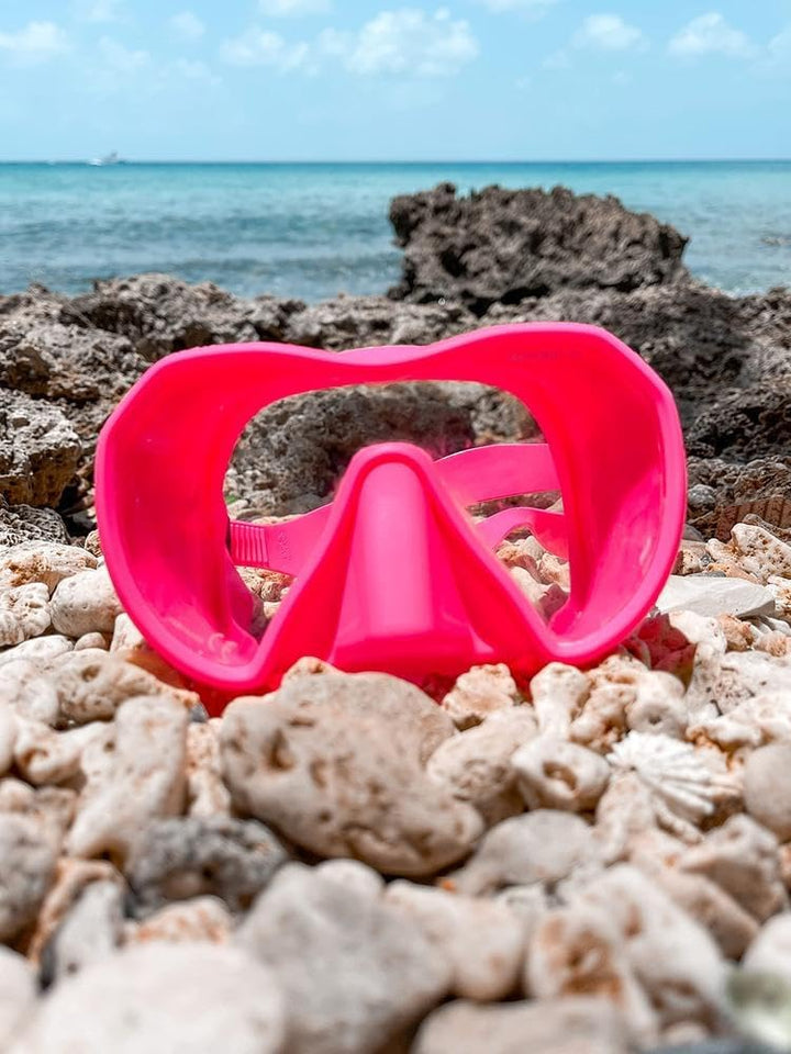 BEUCHAT Unisex-Adult Maxlux S Diving Mask Einheitsgrösse pink/rosa, Einheitsgrösse pink/rosa