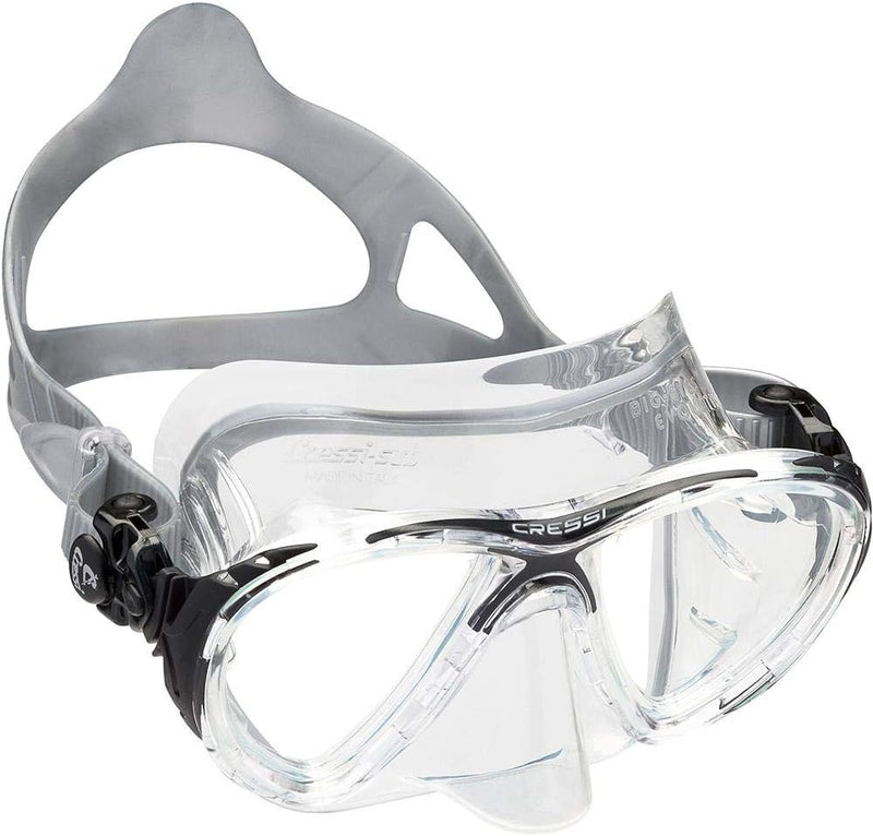 Cressi Big Eyes Evolution - Revolutionäre Erwachsene Tauchmasken Big Eyes Evolution Crystal Mask Tra