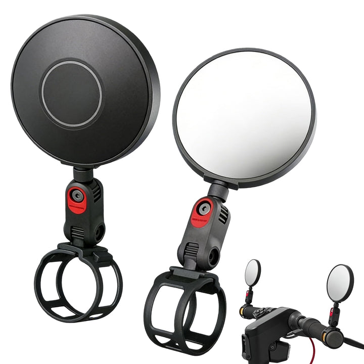 Scooter Rückspiegel Scooter, Einstellbarer Rückspiegel Für E-Scooter, Elektroroller-Zubehör, Kompati