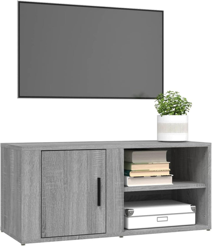 Tidyard TV Schrank mit 3 Fächer Lowboard TV Möbel Fernsehschrank Fernsehtisch TV Board Fernsehmöbel