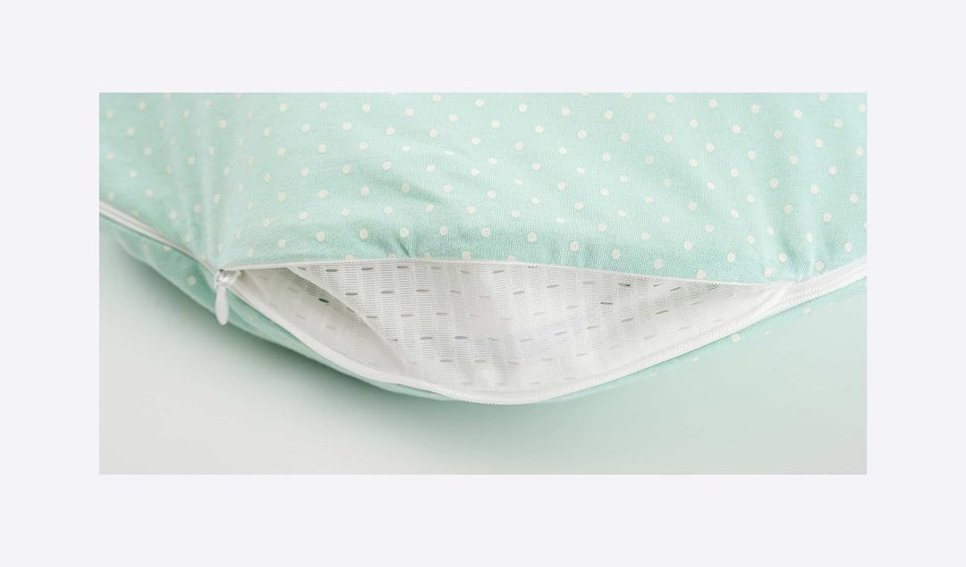 Träumeland S0100352 Babyschlafsack LIEBMICH 3 teilig Set Pünktchen mint, Grösse 50/56, mehrfarbig Gr