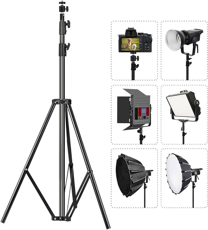 Lichtständer Hochleistungs Aluminiumlegierung Fotografie Leuchtenstativ, Robuster Stativ Ständer, Li
