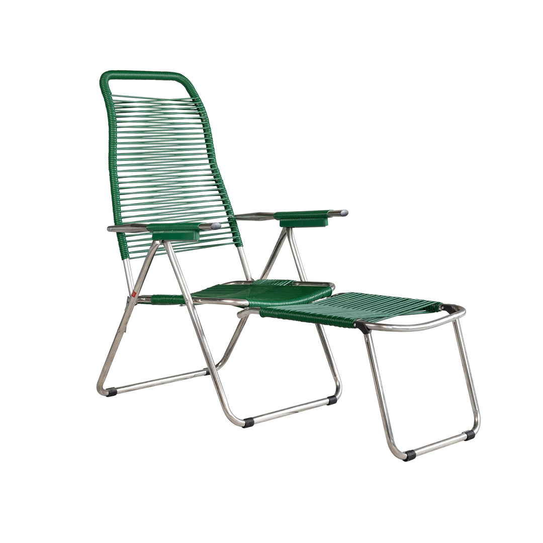 Fiam Spaghetti – Relaxsessel für den Aussenbereich – Gestell Aluminium, PVC, dunkelgrün