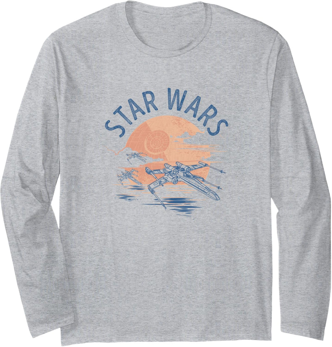 Star Wars X-Wing Sunset Langarmshirt