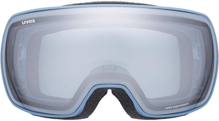 Uvex Unisex Compact Fm Skibrille (1er Pack) Einheitsgrösse lagune mat/silver-blue, Einheitsgrösse la