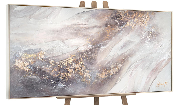 YS-Art Abstrakt Acryl Gemälde auf Leinwand Relax handgemalt Wandbilder Wohnzimmer modern Wohndekor B