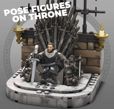 MEGA Construx GKM68 - Probuilder Game of Thrones Der eiserne Thron Mehrfarbig, Der eiserne Thron