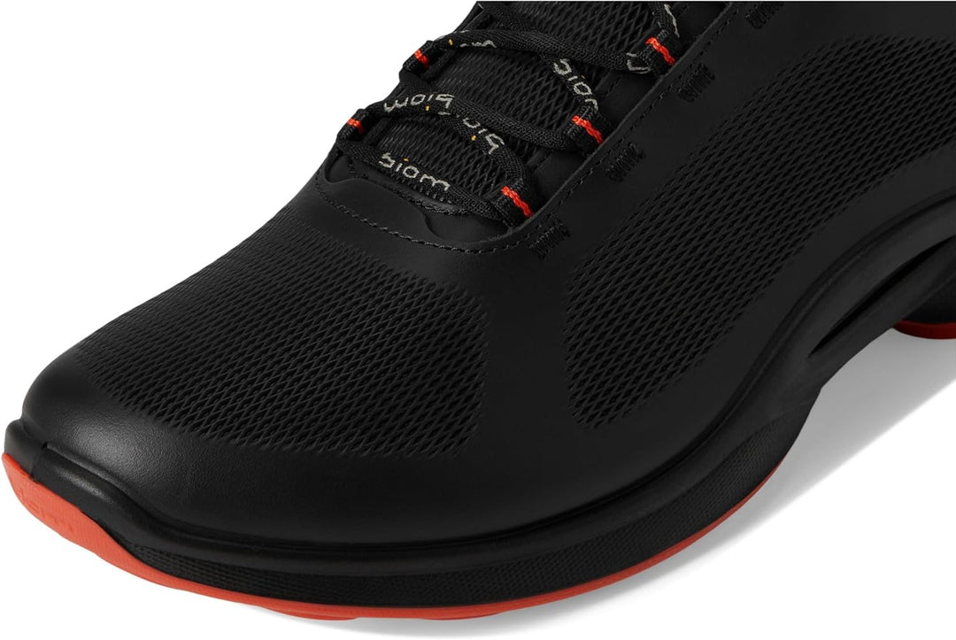 ECCO Herren Biomfjuelm Sneaker 39 EU Black Red, 39 EU Black Red