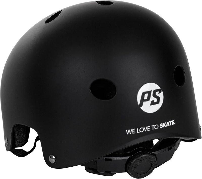 Powerslide Ewachsene Helm Urban Black 2 für Inline, Skateboard, Fahrrad, Scooter 50-54, 50-54