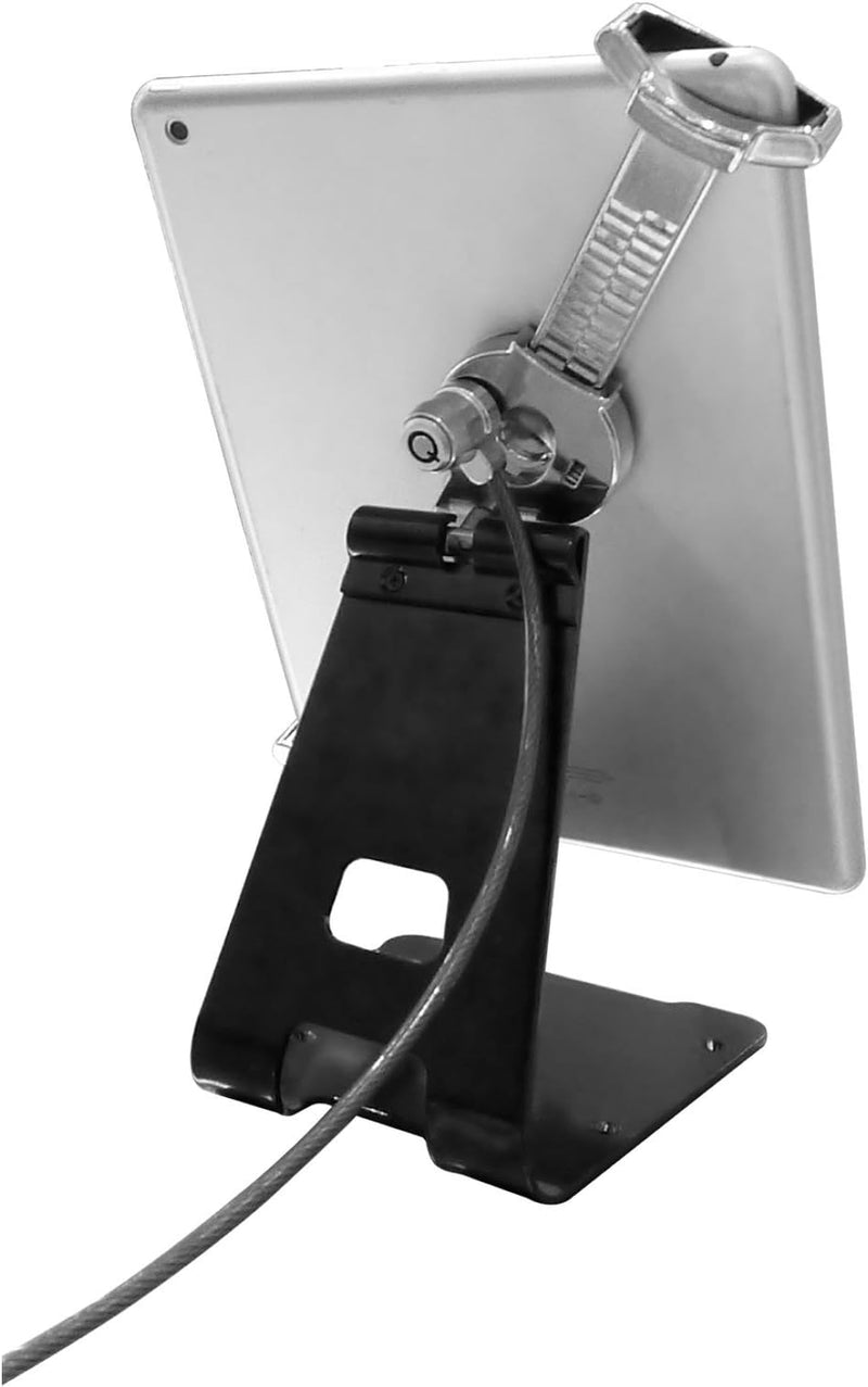 Universal-Tablet-Halterung, CTA Universal-Diebstahlschutz-Halterung, mit Metallständer, für Tablets
