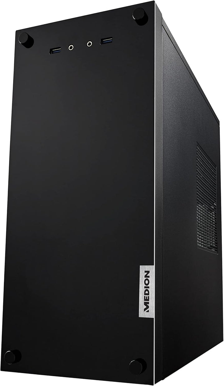 MEDION E42028 Desktop PC (Intel Core i3-12100, 8GB DDR4 RAM, 512GB SSD, WLAN, Win 11 Home)