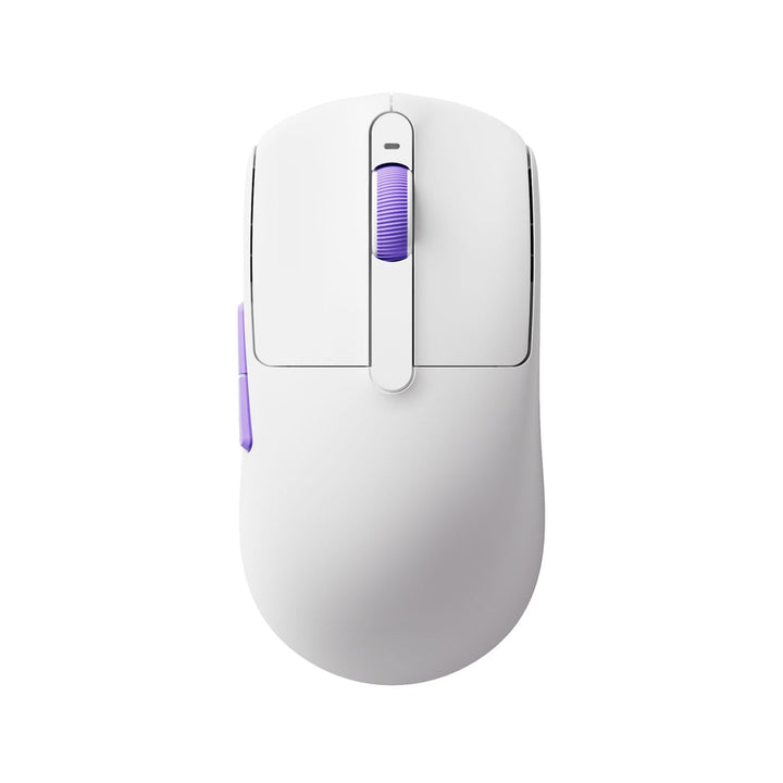 AKKO Dash Max Kabellose Gaming Maus 41g Ultraleicht PAW3395 Sensor 8K | Weisse Gaming Maus, schnelle