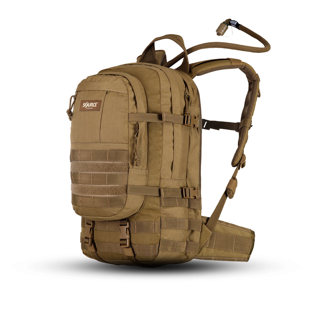 Source Assault Trinkrucksack 20 L + 3 L Coyote, 20 L + 3 L Coyote