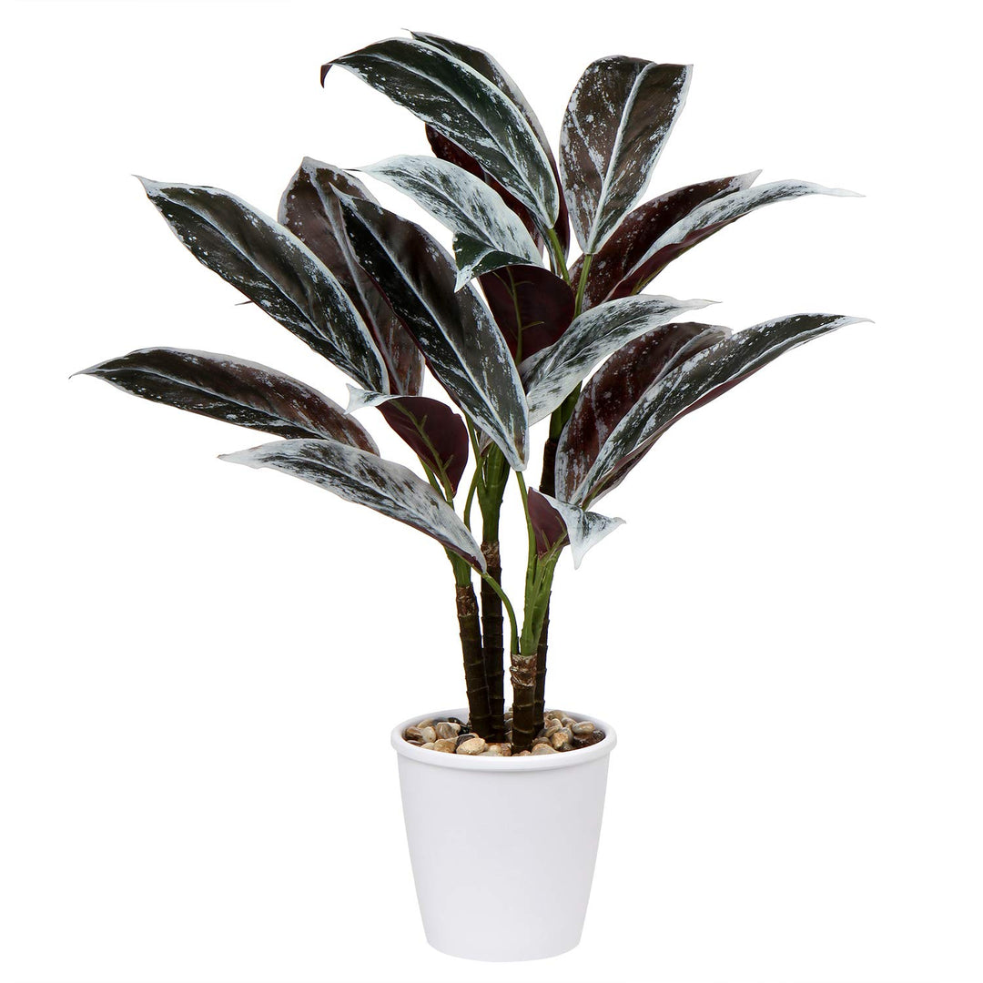 Briful 63CM Künstliche Cordyline Fruticosa Kunstpflanze Gross Dekorative Indoor Tropische Pflanzen K