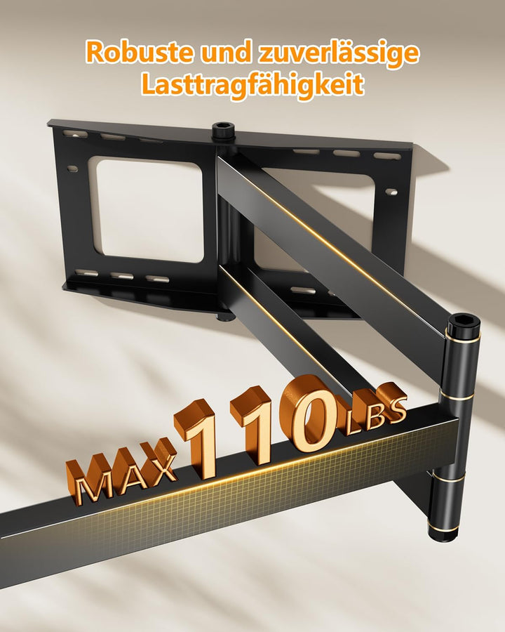 FORGING Mount TV Wandhalterung mit 1090 mm Extra Langem Gelenkarm für 32-80 Zoll LCD/LED/OLED Flachb