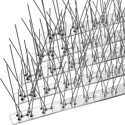 OFFO Taubenabwehr Bird Spikes Edelstahl Vogelabwehr 8.6 m, Vogelabwehrspiesse Vogelschreck und Vogel