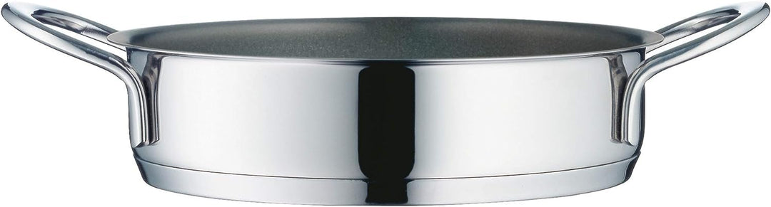 WMF Mini Servier-/ Bratpfanne beschichtet, klein 18 cm, Cromargan Edelstahl poliert, Induktion, stap