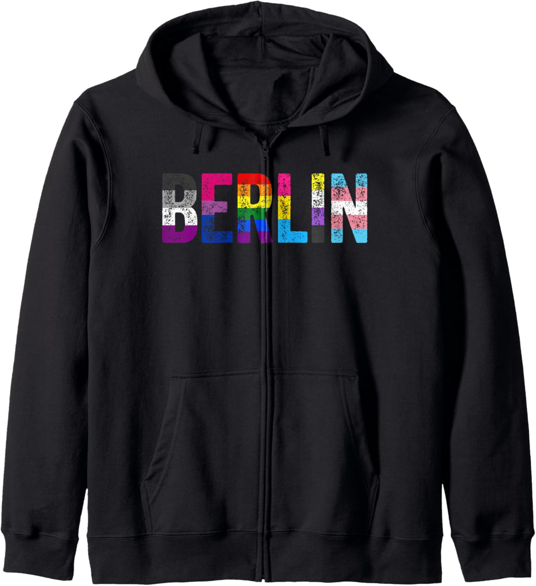 Berlin Gay Pride, LGBT-Regenbogenfahnen, Gay Pride Kapuzenjacke