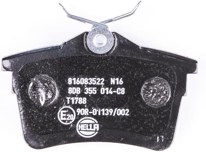 HELLA PAGID 8DB 355 014-081 Bremsbelagsatz - T1788 - Dicke/Stärke: 16.6mm - Bremssystem: Lucas - nic