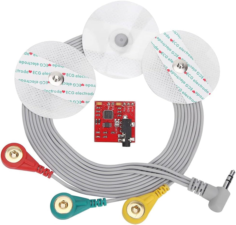 25 X 26 X 10 Mm EMG-Signal Muskelsensor Elektromyographischer Sensor EMG-Verbindungsleitung Einweg-O