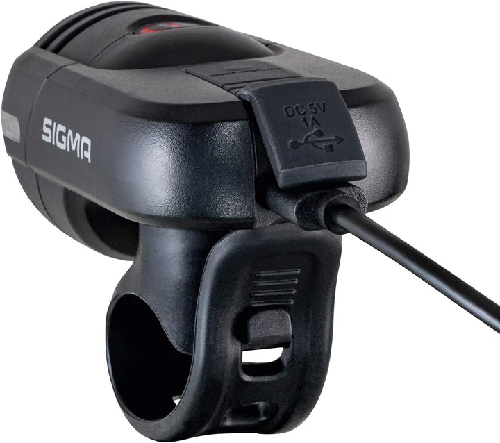 SIGMA LED Fahrradlicht Set Aura45/Nugget II mit 45/15 Lux |Wiederaufladbar & Spritzwassergeschützt |