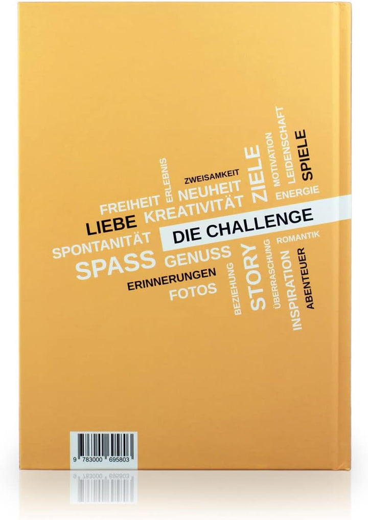 Die Challenge® Erlebnisbuch mit 40+ Abenteuern und Dates für Paare – Interaktives Fotobuch mit Rubbe