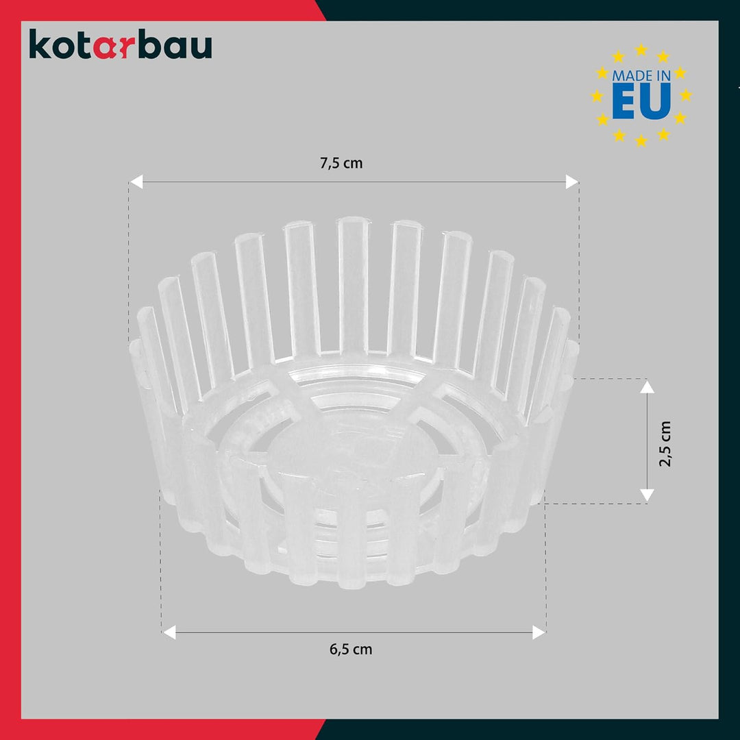 KOTARBAU® 36er Set Gärgewicht für Einmachgläser ⌀ 82 mm Polypropylen Gärgewichte Gärdeckel Einmachhi