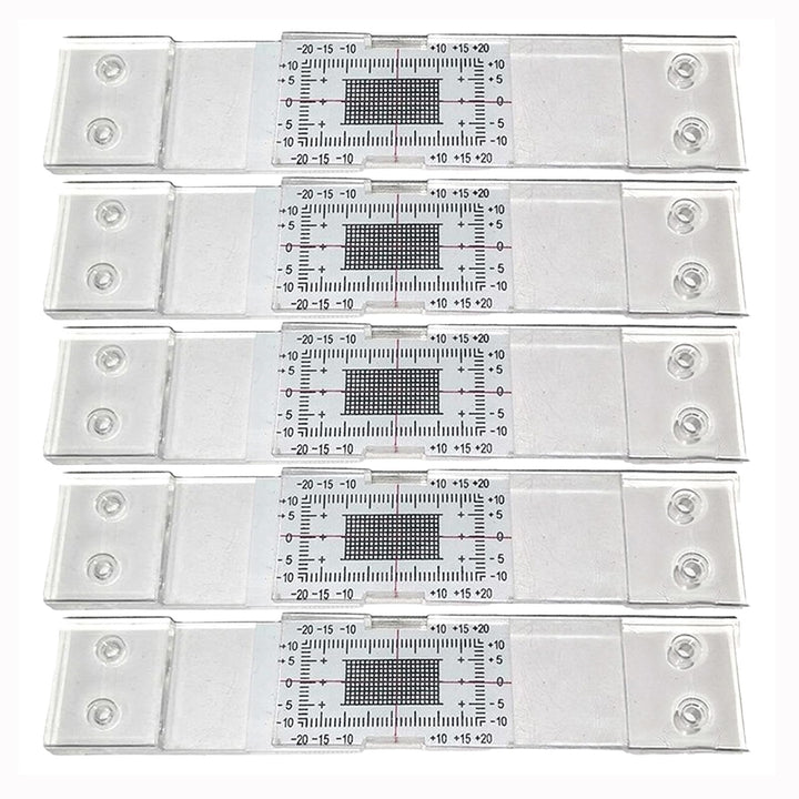 Manuelles Mauerrissmessgerät, 1/2/3/5 Stück Rissüberwachungsprotokoll, Transparent Acryl Rissmonitor