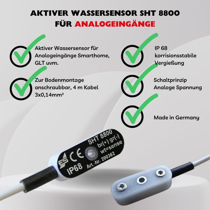 Schabus 200362 Wasser-Sensor, (B x H x T) 12 x 10 x 34 mm
