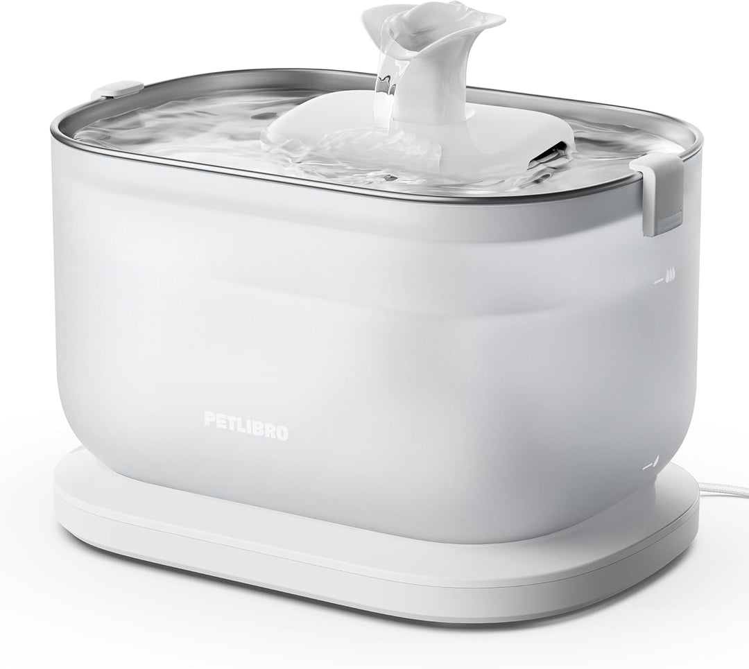 PETLIBRO Katzenbrunnen, Trinkbrunnen für Katze mit kabelloser Pumpe, 2.5L Dockstream Katzenbrunnen E