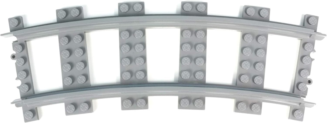 Trixbrix.eu Curved Tracks R56 Compatible with Lego City Train Sets 60197 60198 10277 60205 60238 603