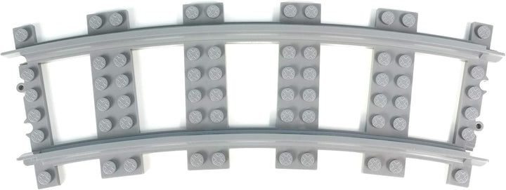 Trixbrix.eu Curved Tracks R56 Compatible with Lego City Train Sets 60197 60198 10277 60205 60238 603